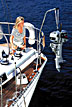 sailboat davits